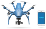 Le drone Hexo+, contrôlable via application mobile.
