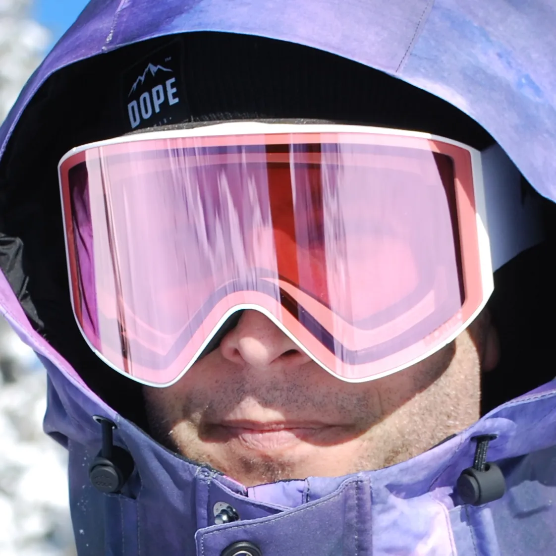 Masque de ski mauvais temps