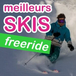 illustration de Skis freeride
