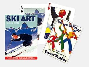 Piatnik - 1497 - Cartes à Jouer - Art de Ski - 55 Pièces