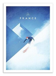 Art-Poster - Ski France - Henry Rivers - 50 x 70 cm