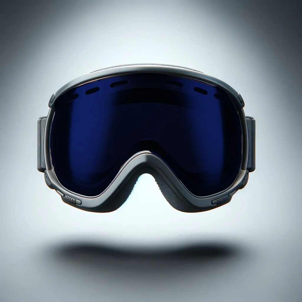 masque de ski catégorie 4 bleuté