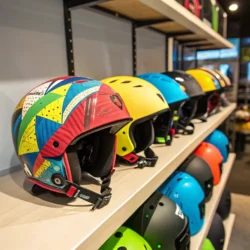 casques de ski helmets
