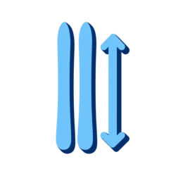 taille skis de fond